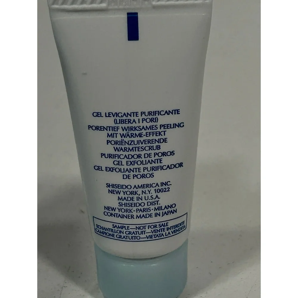 Shiseido Pureness Pore Purifying Warming Scrub 7mL .24oz Travel Size New in Box